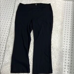 T Talbots  Black Women's bootcut athletic Pants